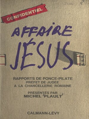 cover image of Affaire Jésus